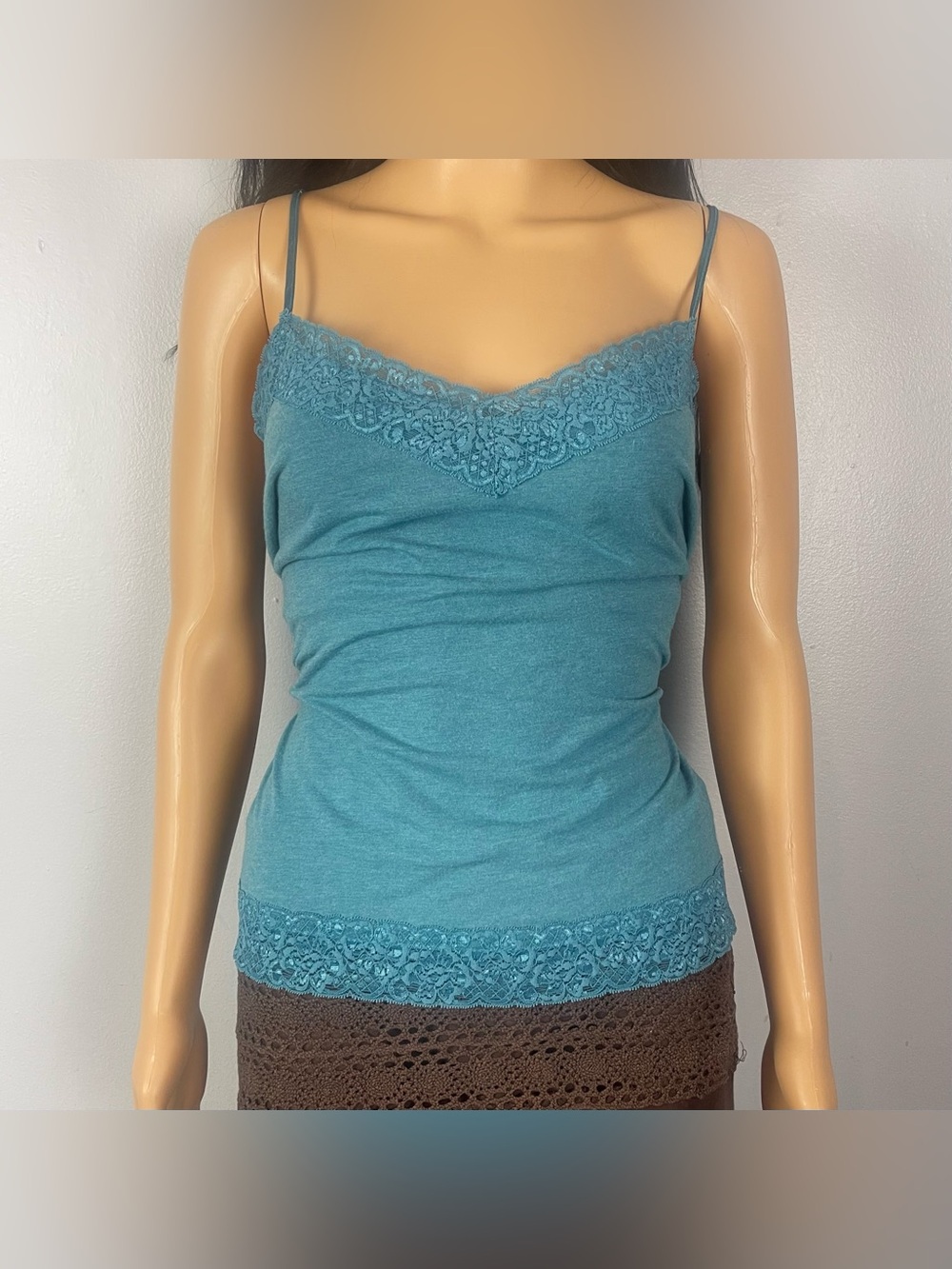 Y2K Teal Camisole